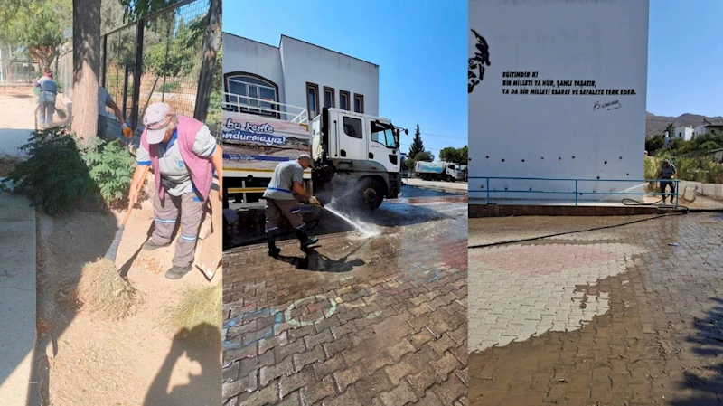BODRUM BELEDİYESİ OKULLARA DESTEK VERMEYE DEVAM EDİYOR